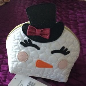 NWT Betsey Johnson cosmetic bag.